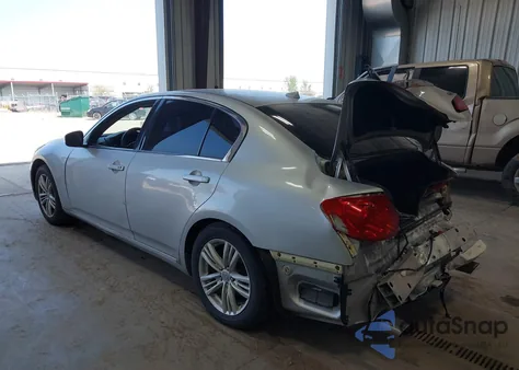 2012 Infiniti G37 Journey from USA, damaged, VIN JN1CV6AP6CM932555